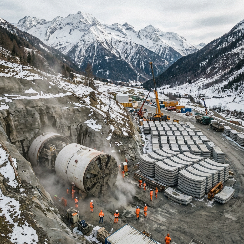 Brenner Base — North Approach, Tube T-3